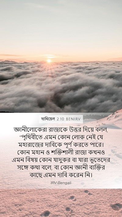 দানিয়েল 2:10 BENIRV Bible Verse Image