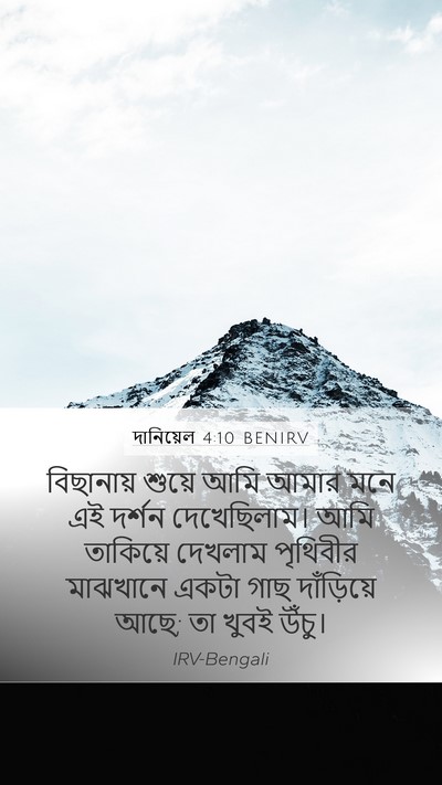 দানিয়েল 4:10 BENIRV Bible Verse Image