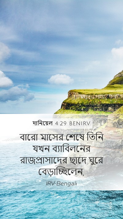 দানিয়েল 4:29 BENIRV Bible Verse Image