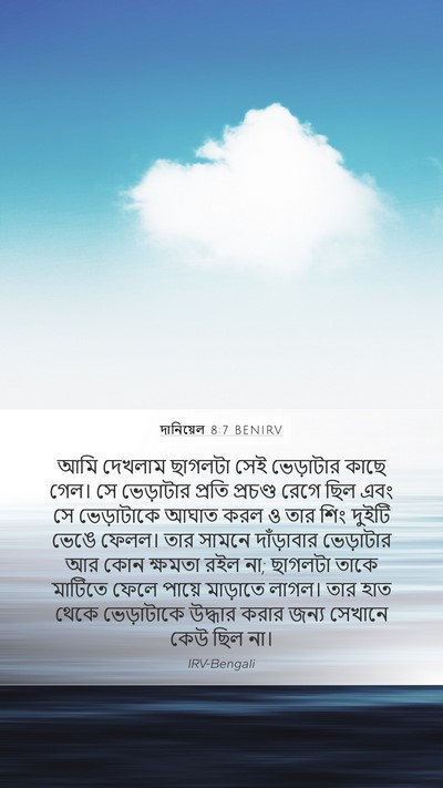 দানিয়েল 8:7 BENIRV Bible Verse Image