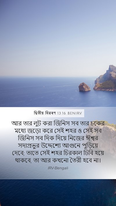 দ্বিতীয় বিৱৰণ 13:16 BENIRV Bible Verse Image