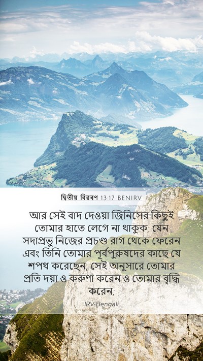 দ্বিতীয় বিৱৰণ 13:17 BENIRV Bible Verse Image