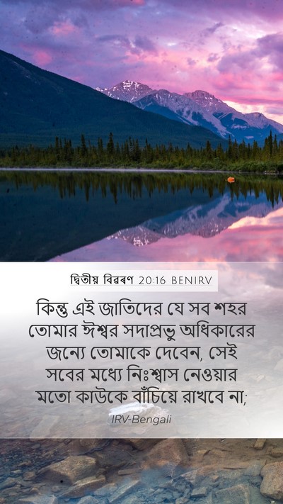 দ্বিতীয় বিৱৰণ 20:16 BENIRV Bible Verse Image
