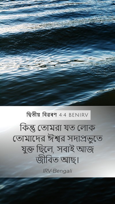 দ্বিতীয় বিৱৰণ 4:4 BENIRV Bible Verse Image