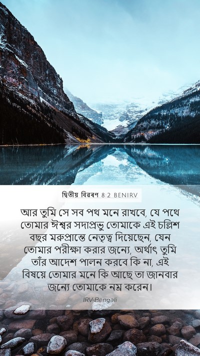 দ্বিতীয় বিৱৰণ 8:2 BENIRV Bible Verse Image