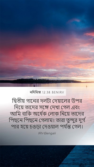 নহিমিয়া 12:38 BENIRV Bible Verse Image