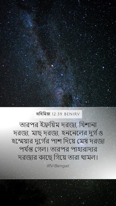 নহিমিয়া 12:39 BENIRV Bible Verse Image