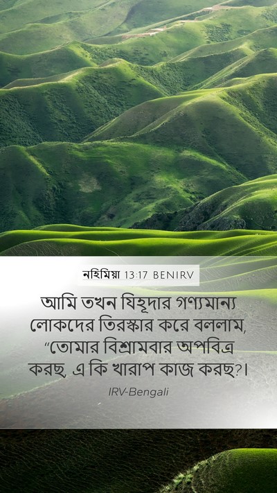 নহিমিয়া 13:17 BENIRV Bible Verse Image