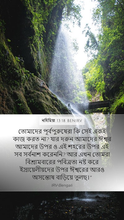 নহিমিয়া 13:18 BENIRV Bible Verse Image