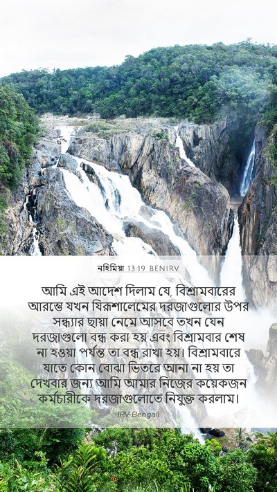 নহিমিয়া 13:19 BENIRV Bible Verse Image