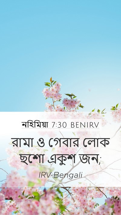 নহিমিয়া 7:30 BENIRV Bible Verse Image