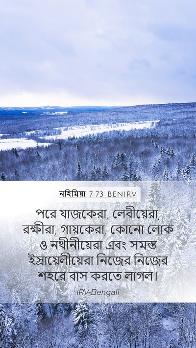 নহিমিয়া 7:73 BENIRV Bible Verse Image