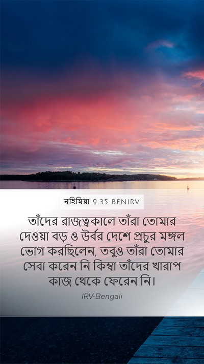 নহিমিয়া 9:35 BENIRV Bible Verse Image