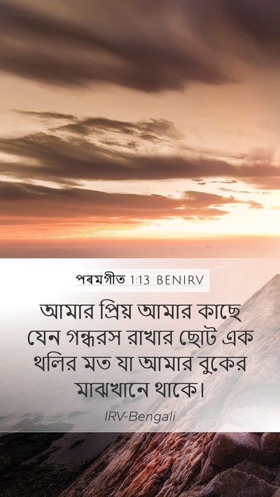 পৰমগীত 1:13 BENIRV Bible Verse Image