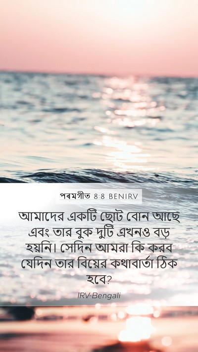 পৰমগীত 8:8 BENIRV Bible Verse Image