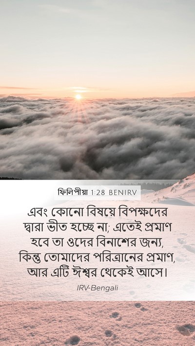 ফিলিপীয়া 1:28 BENIRV Bible Verse Image
