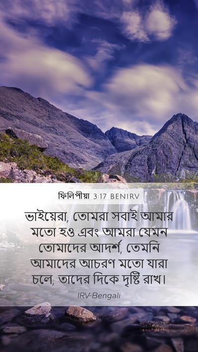 ফিলিপীয়া 3:17 BENIRV Bible Verse Image