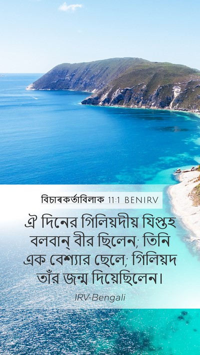 বিচাৰকর্তাবিলাক 11:1 BENIRV Bible Verse Image