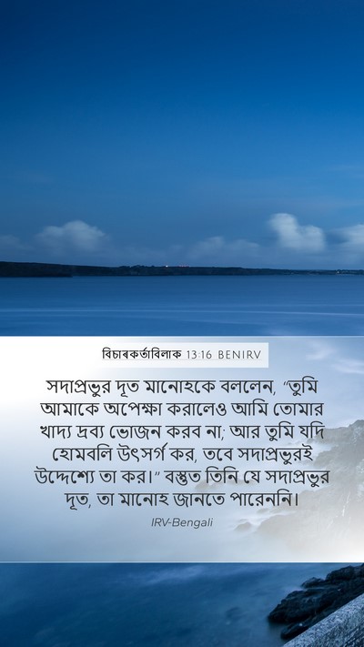 বিচাৰকর্তাবিলাক 13:16 BENIRV Bible Verse Image