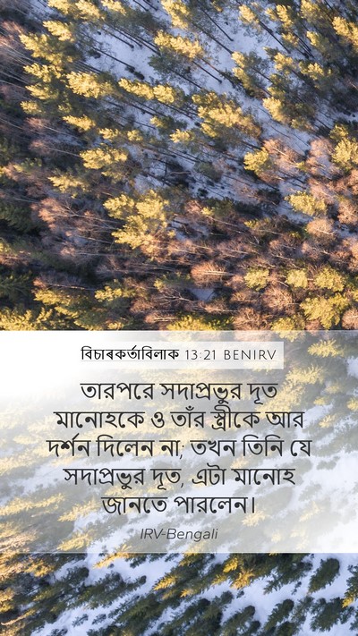 বিচাৰকর্তাবিলাক 13:21 BENIRV Mobile Phone Wallpaper - তারপরে সদাপ্রভুর - Mobile Bible Verse Wallpaper
