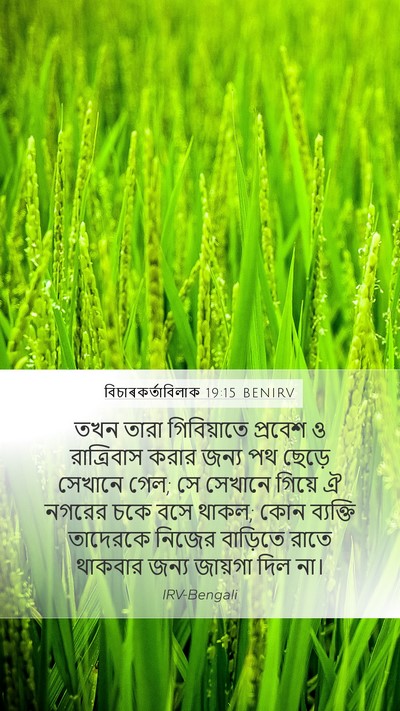 বিচাৰকর্তাবিলাক 19:15 BENIRV Bible Verse Image
