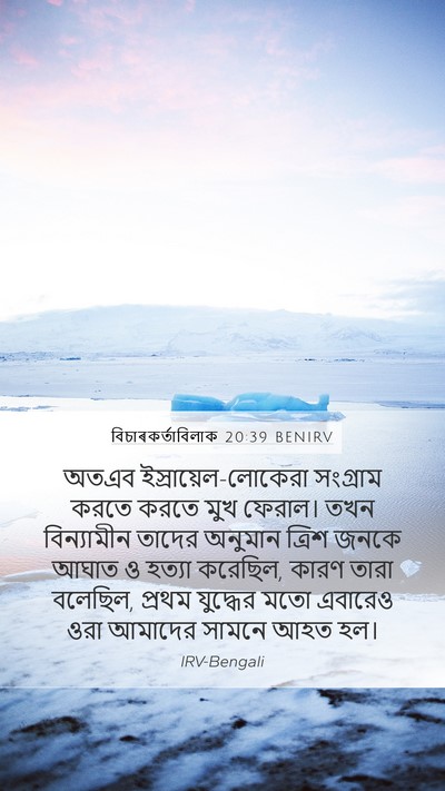 বিচাৰকর্তাবিলাক 20:39 BENIRV Bible Verse Image