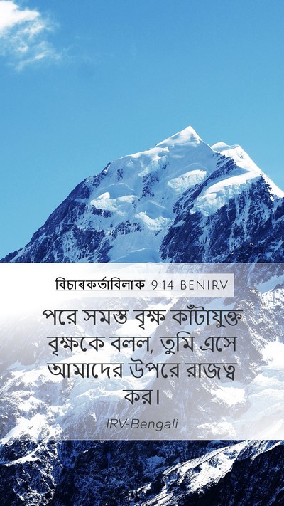 বিচাৰকর্তাবিলাক 9:14 BENIRV Bible Verse Image