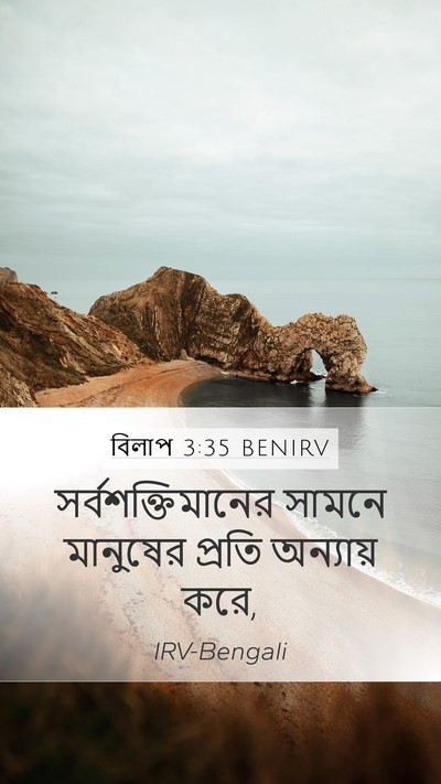 বিলাপ 3:35 BENIRV Bible Verse Image