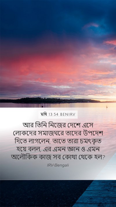 মথি 13:54 BENIRV Bible Verse Image