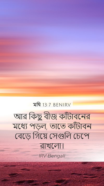 মথি 13:7 BENIRV Bible Verse Image