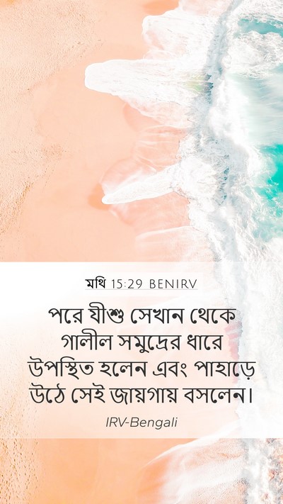 মথি 15:29 BENIRV Bible Verse Image
