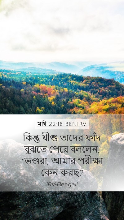 মথি 22:18 BENIRV Bible Verse Image