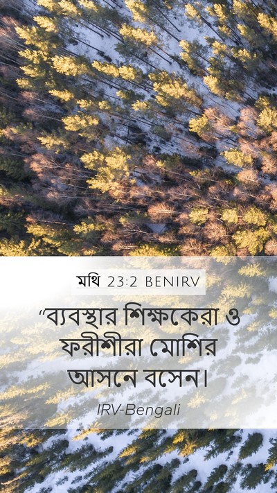 মথি 23:2 BENIRV Bible Verse Image