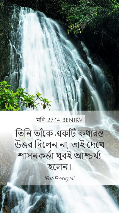 মথি 27:14 BENIRV Bible Verse Image