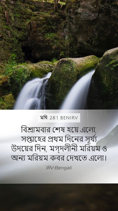 মথি 28:1 BENIRV Bible Verse Image