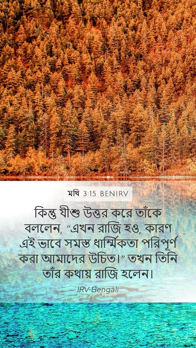 মথি 3:15 BENIRV Bible Verse Image