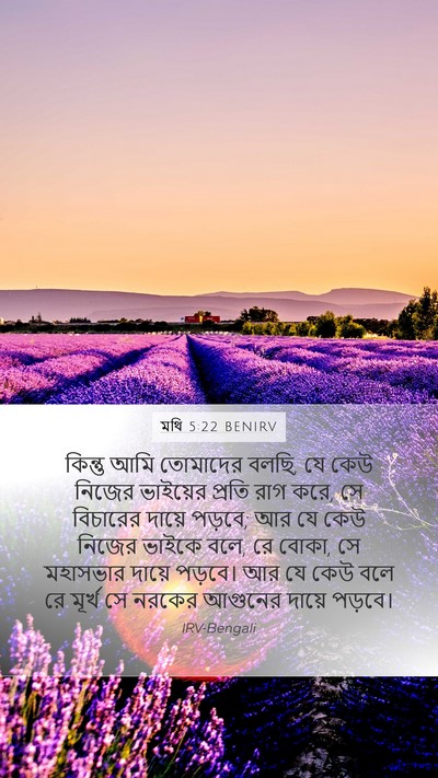মথি 5:22 BENIRV Bible Verse Image