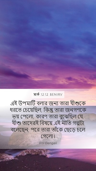 মার্ক 12:12 BENIRV Bible Verse Image