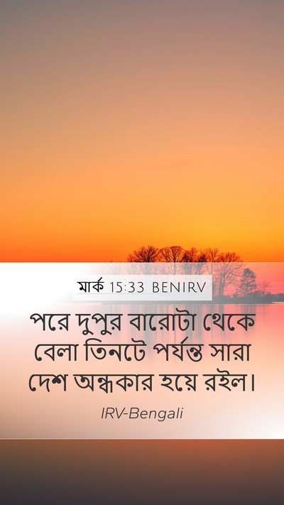 মার্ক 15:33 BENIRV Bible Verse Image