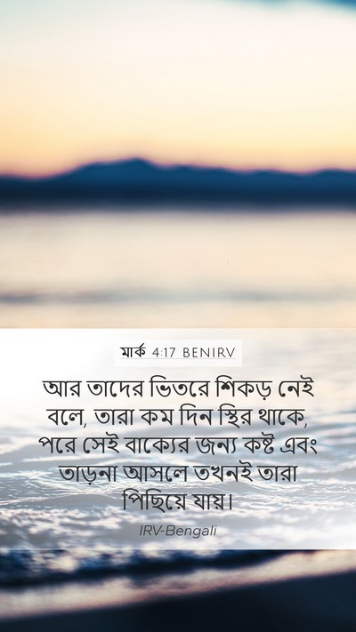মার্ক 4:17 BENIRV Bible Verse Image