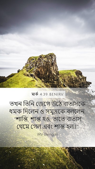 মার্ক 4:39 BENIRV Bible Verse Image