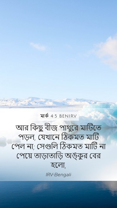 মার্ক 4:5 BENIRV Bible Verse Image