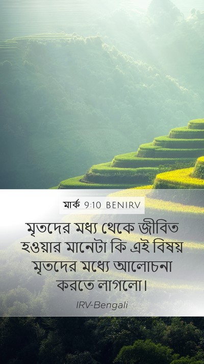 মার্ক 9:10 BENIRV Bible Verse Image