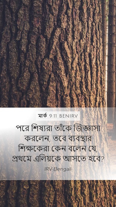 মার্ক 9:11 BENIRV Bible Verse Image