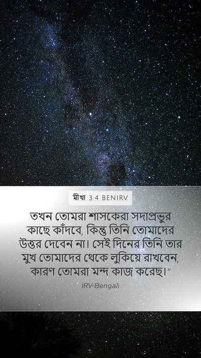 মীখা 3:4 BENIRV Bible Verse Image