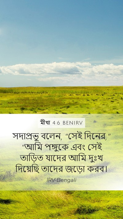 মীখা 4:6 BENIRV Bible Verse Image