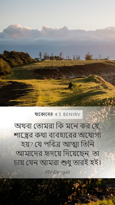 যাকোবের 4:5 BENIRV Bible Verse Image