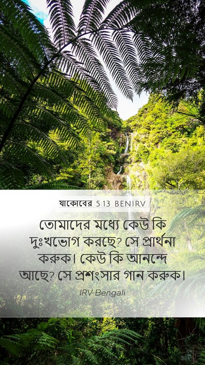 যাকোবের 5:13 BENIRV Bible Verse Image