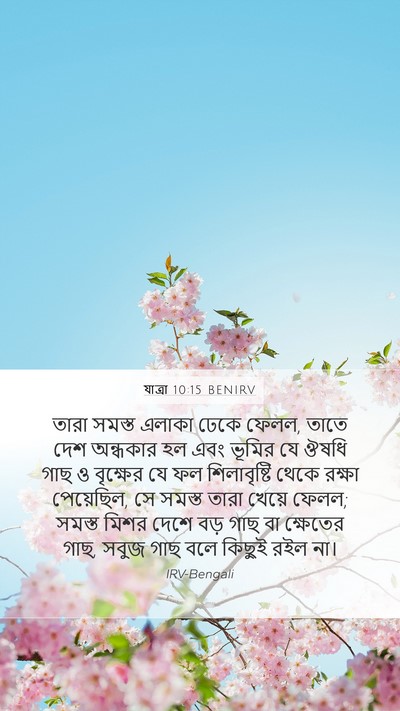 যাত্ৰা 10:15 BENIRV Bible Verse Image