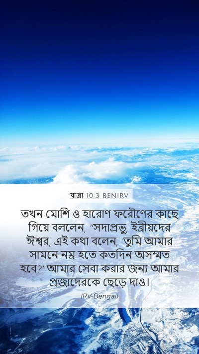 যাত্ৰা 10:3 BENIRV Bible Verse Image
